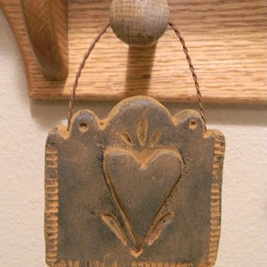 Blackened Beeswax Humble Heart Ornie #101