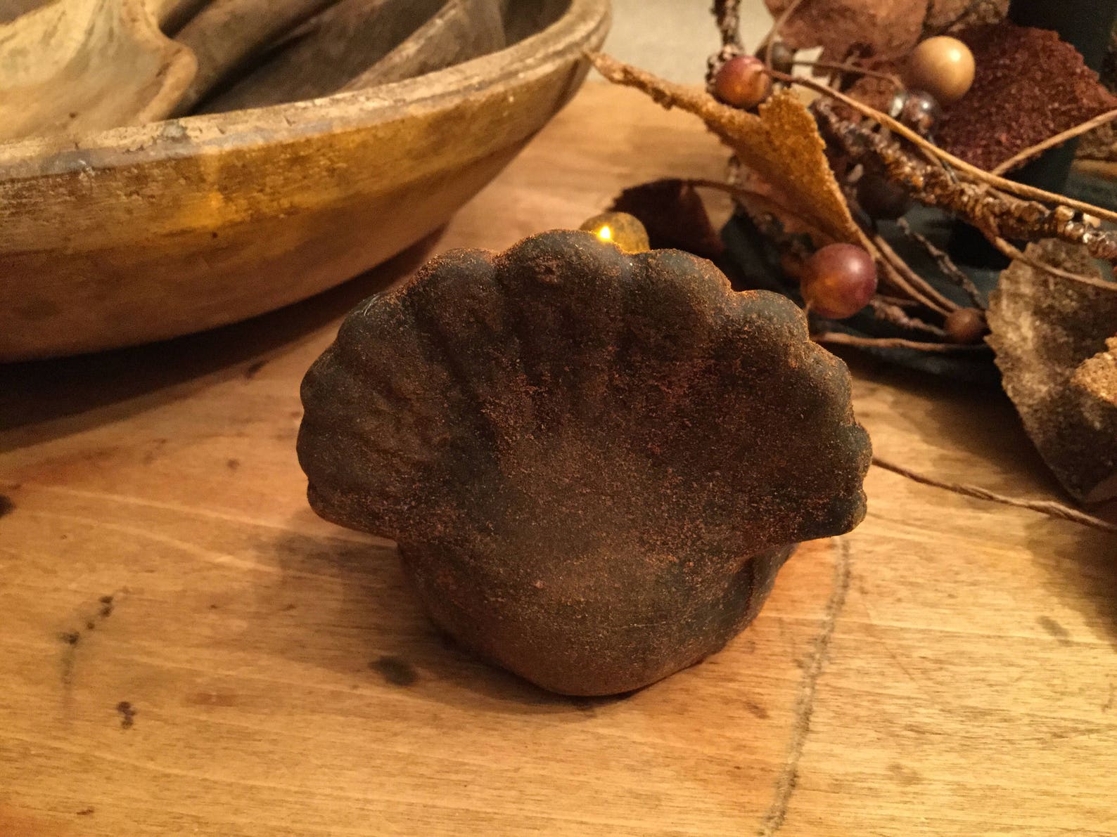 Turkey Flicker Blackened Beeswax Turkey Flicker Light Thanksgiving /fall 321 - Etsy
