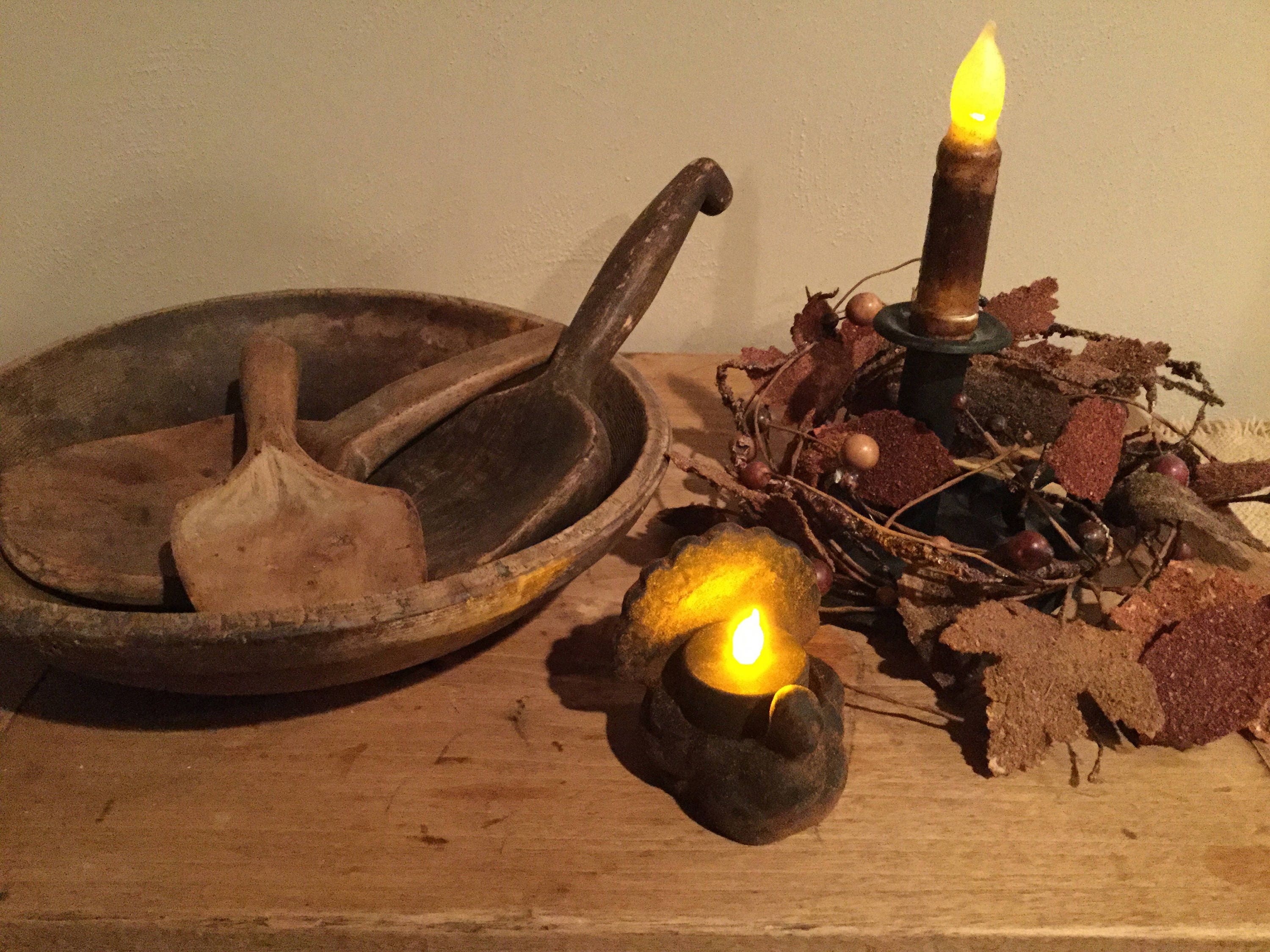 Turkey Flicker Blackened Beeswax Turkey Flicker Light Thanksgiving /fall #321 - Etsy