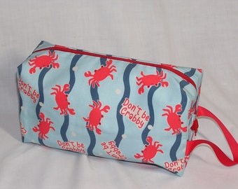 Don't Be Crabby Project Bag - Premium Fabric