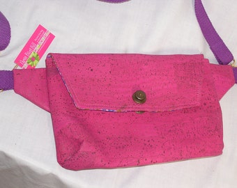 Pink Cork Haralson Belt Bag