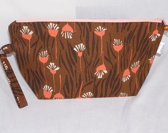 Flowers on Espresso Beckett Bag