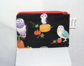 Autumn Owls Notions Case