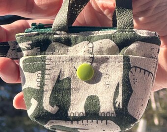Elephants Tiny Tote