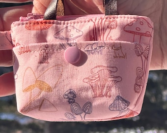 Pink Fungi Tiny Tote