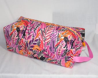 Black Cats in the Pink Forest Sweater Bag