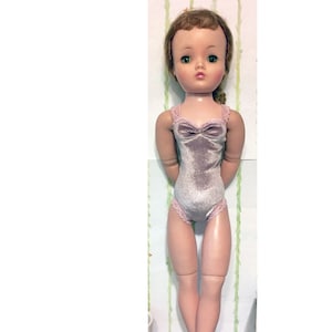 Ready to Wear Vintage Dusty Pink Velvet Teddy Lingerie Outfit Fits Vintage Madame Alexander Cissy & Modern Cissy 19&quot; - 21&quot;