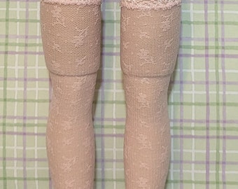 NEW Ready2Wear Sheer Light Pink Tiny Flowers Panty and Stockings Fits Vintage Madame Alexander Cissy & Modern Cissy 19" - 20"