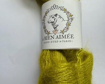 La Bien Aimee Mohair Silk yarn, color Kokko