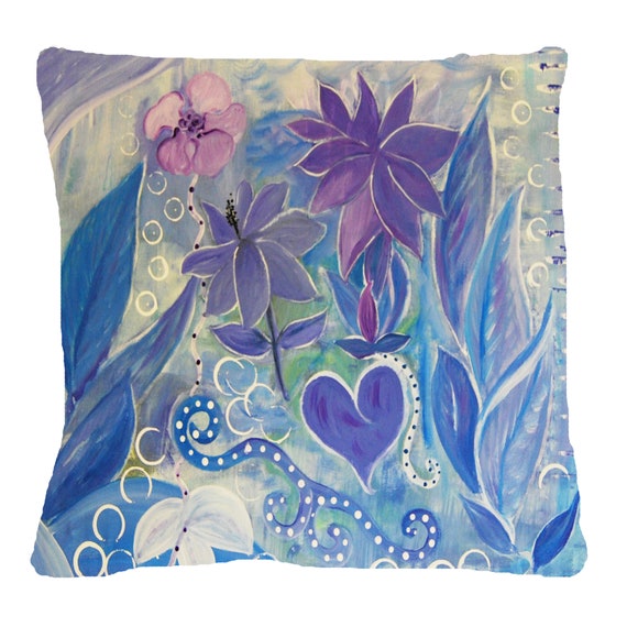 pillows and ottomans from my art. throw blankets Tropical floral beach coastal tropical home decor door floor mats