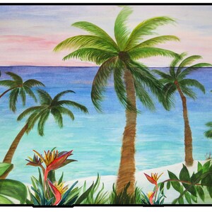 pillows and ottomans from my art. throw blankets Tropical floral beach coastal tropical home decor door floor mats