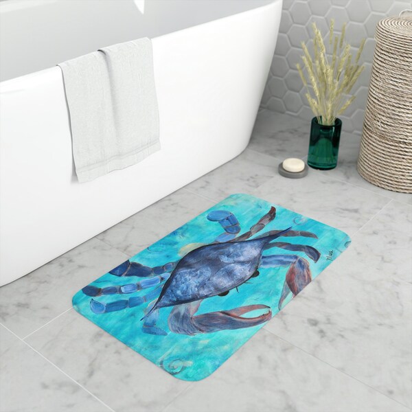 Crab Bath Mat - Etsy