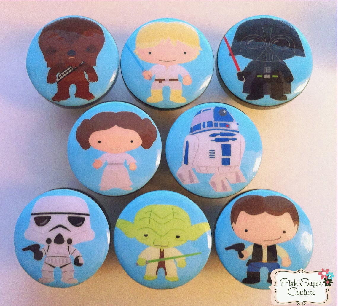 STAR WARS KNOBS Handmade Drawer Pull Kids Kids Nursery Room Etsy