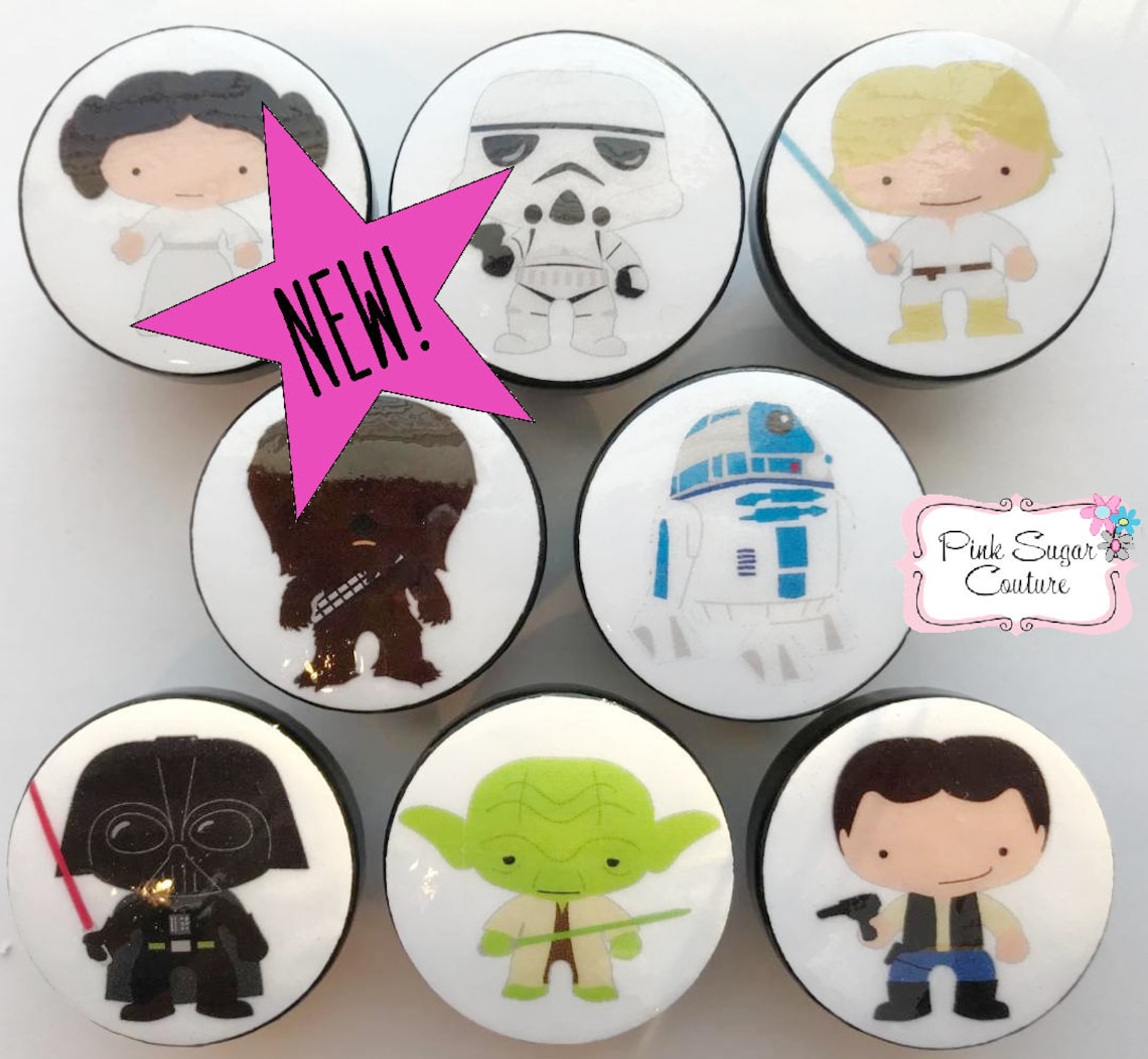 STAR WARS KNOBS 4 Kids Nursery Handmade Drawer Pull Black Etsy