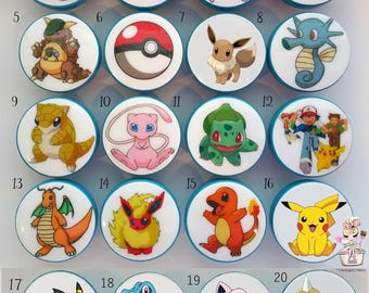 POKEMON GO KNOBS Handmade Drawer Pull Kids Room Decor boys girls
