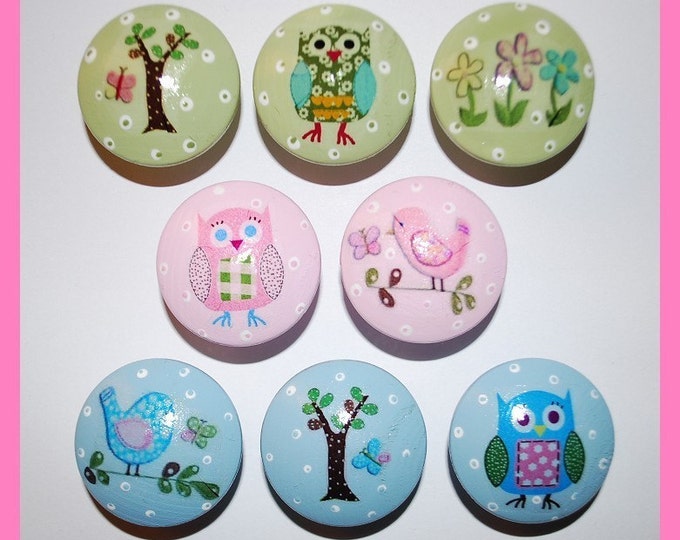 POTTERY BARN HAYLEY Bedding Owl Bird Tree Hand Crafted Painted Etsy