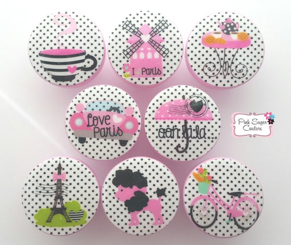 pink dresser knobs for nursery 10pcs Metal Cabinet Knobs Drawer Knobs, Round Shaped Dresser Knobs Cute Pink