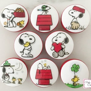 SNOOPY PEANUTS knobs drawer pulls Kids Room Decor M2M Red bedding Nursery room decor wall art Woodstock ... so cute!