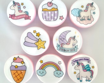 UNICORN RAINBOWS! Room Drawer Pull Kids Bedding Decor