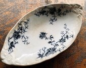 Sale 50 White Ironstone, wings, rare candy dish,French Farm house, buttery ironstone, Paris Apartment. Jeanne d 39 arc living, Vintage by Nina
