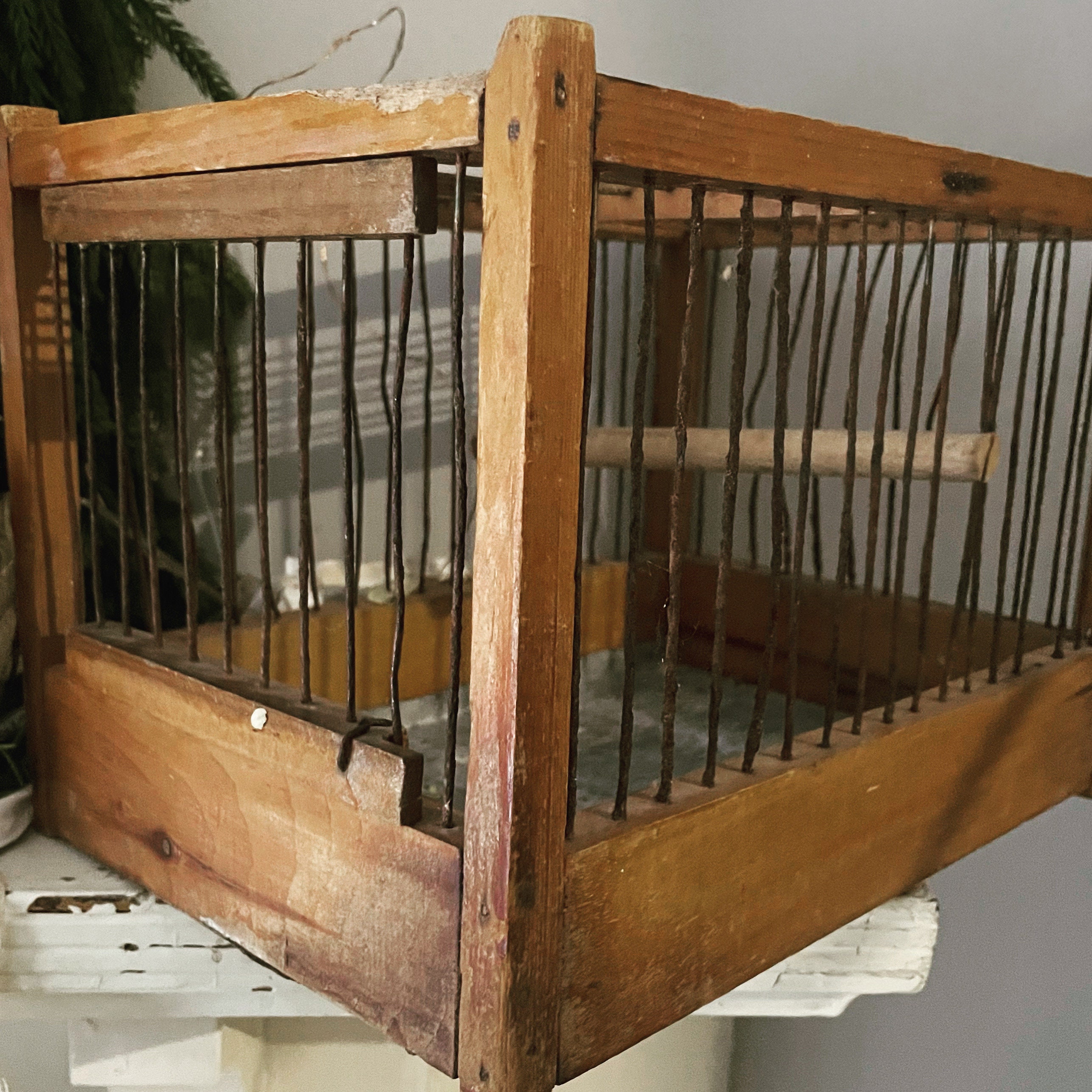 Vintage Bird Cage Decor, French Birdcases Decorations, Shabby