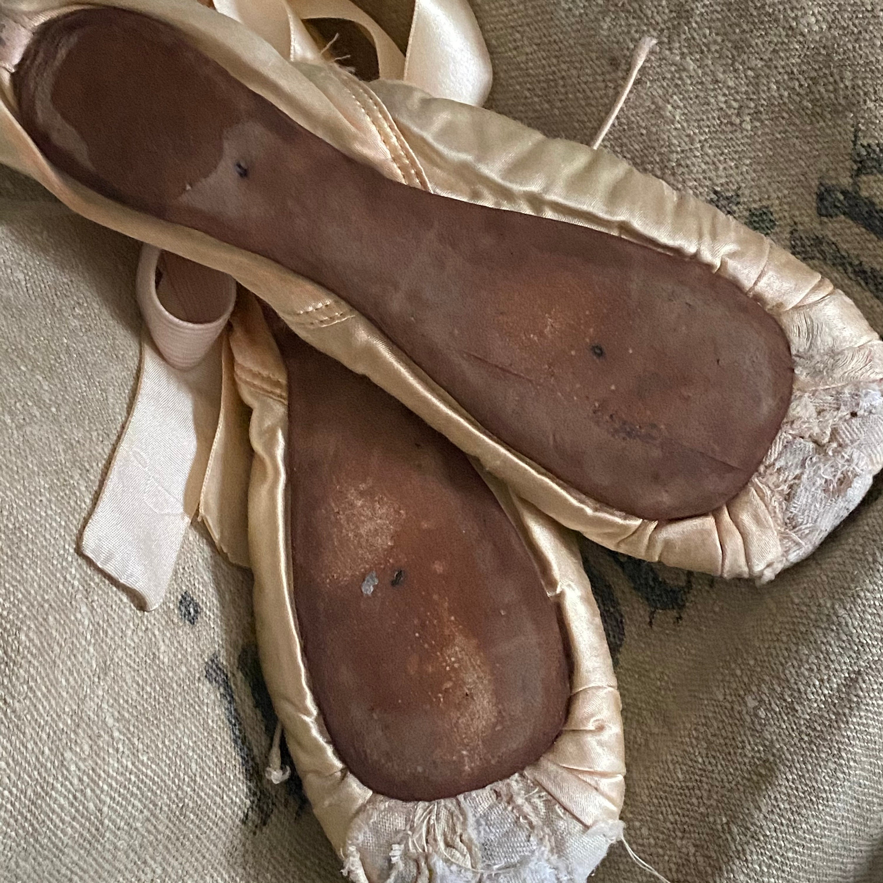 Vintage Ballet Slippers vintage worn performance Etsy