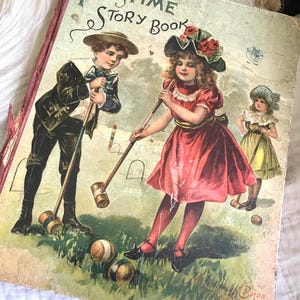 Antique Children&#39;s Book. The big book of nursery tales..1929