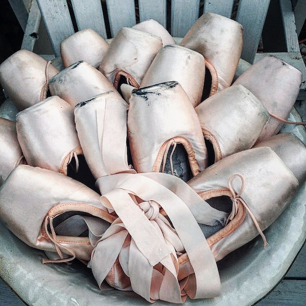 Vintage Ballet Shoes Etsy