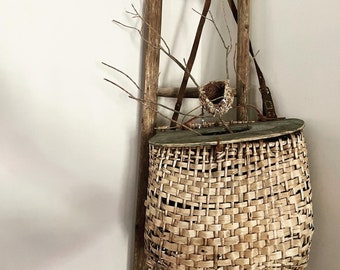 Creel, Antique, basket, country home,