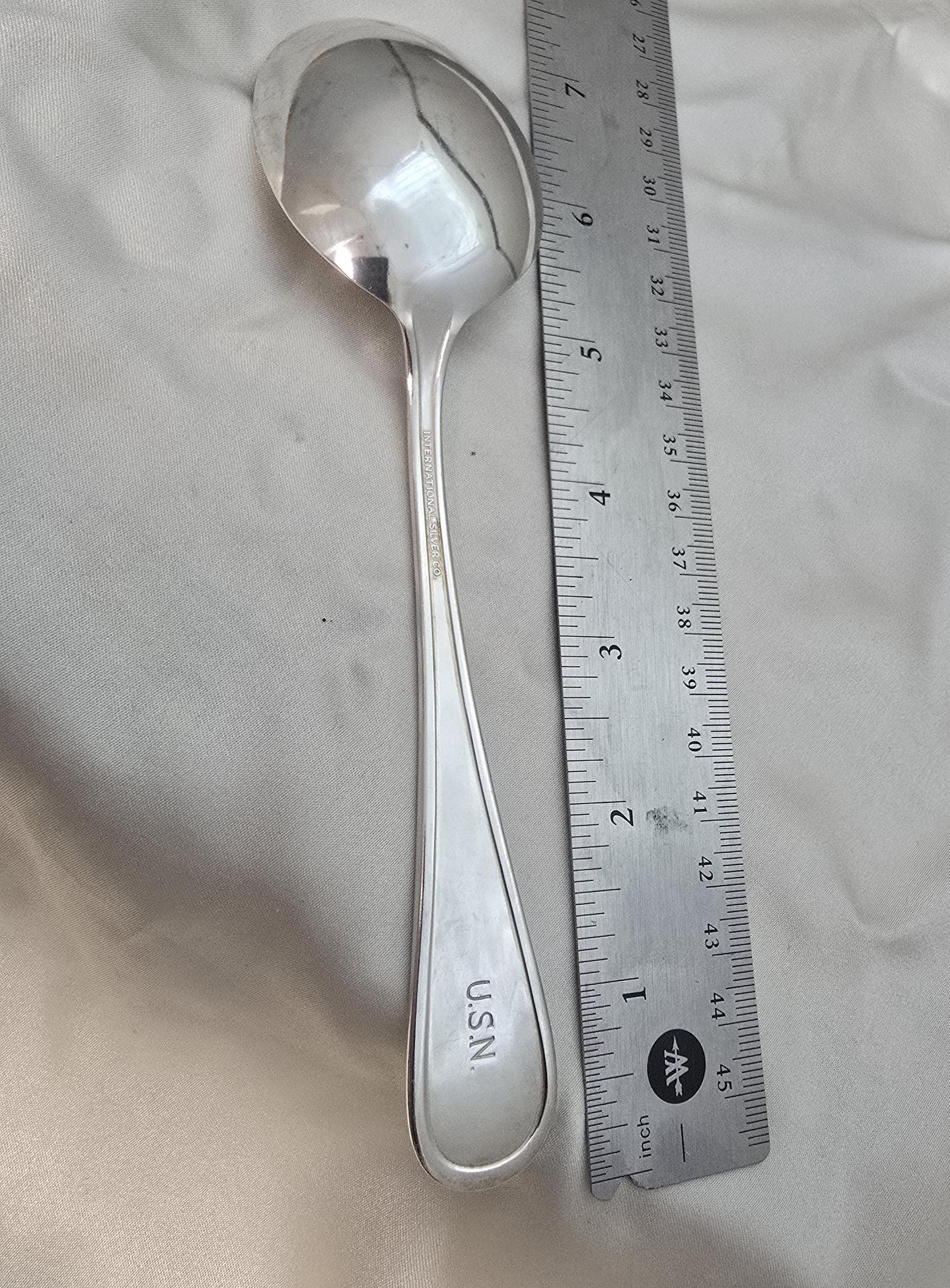 NAVY SPOON, United States Navy Silver Plate Spoon, Shipmates