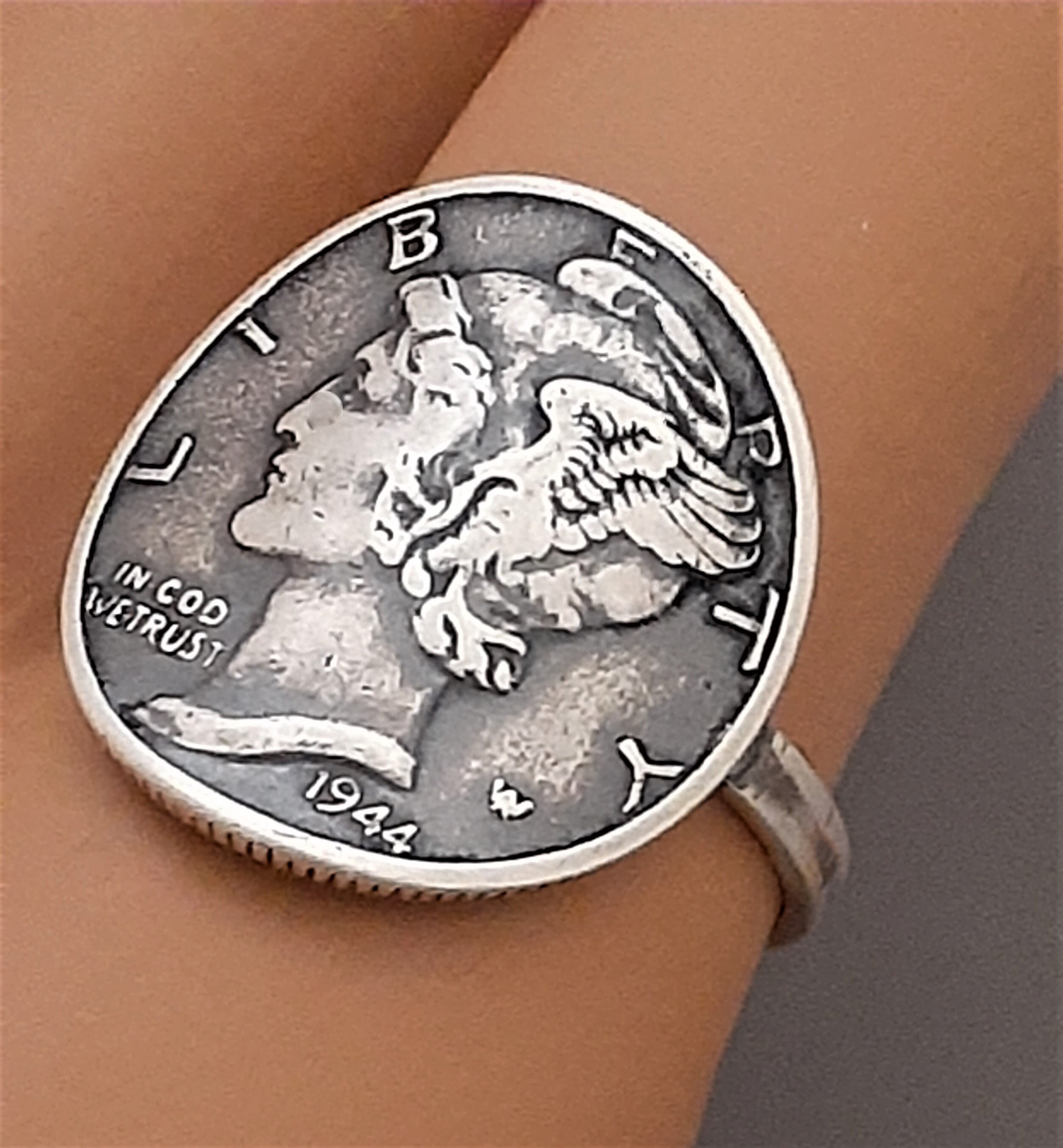 Mercury Dime Ring