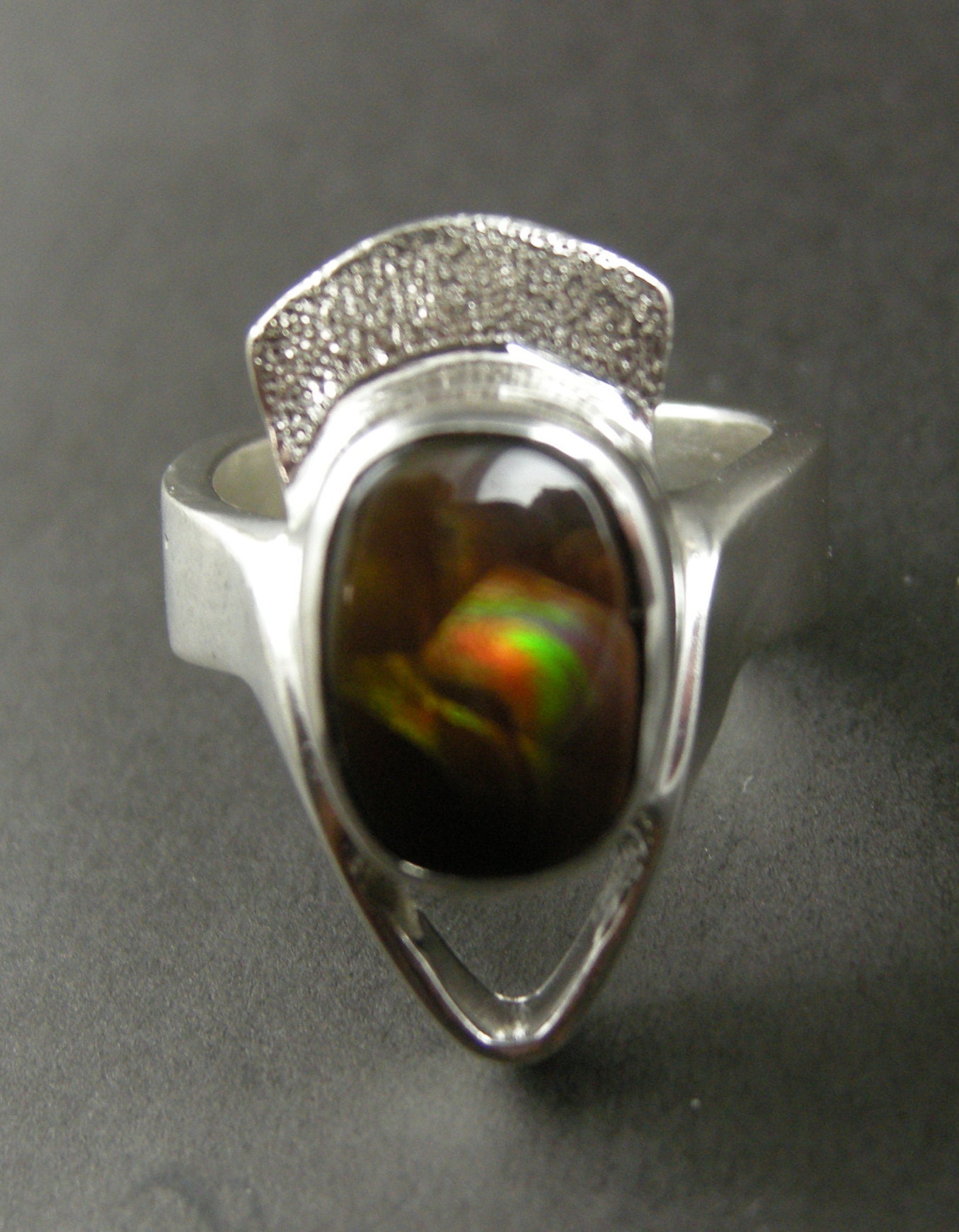 RING FIRE AGATE Handmade Rings Sterling Silver Rings Cast Etsy