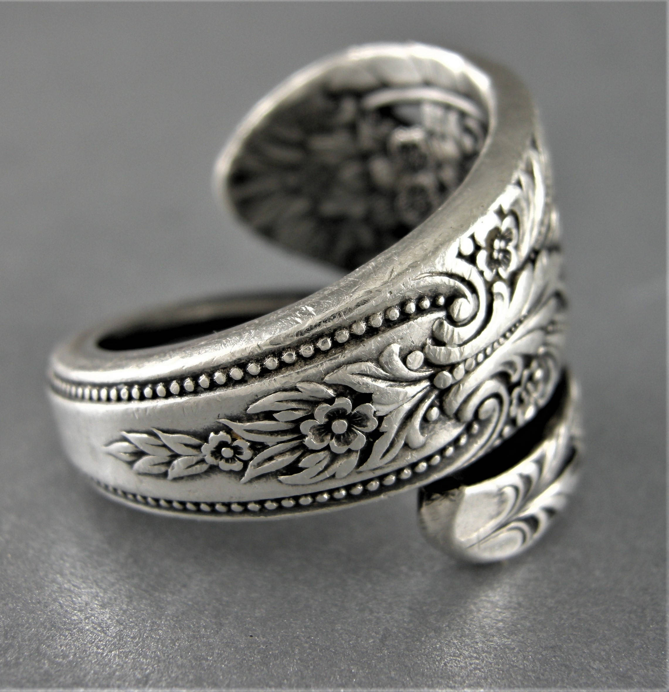 RING STERLING SILVER Handmade From 925 Silver Spoon - Etsy España