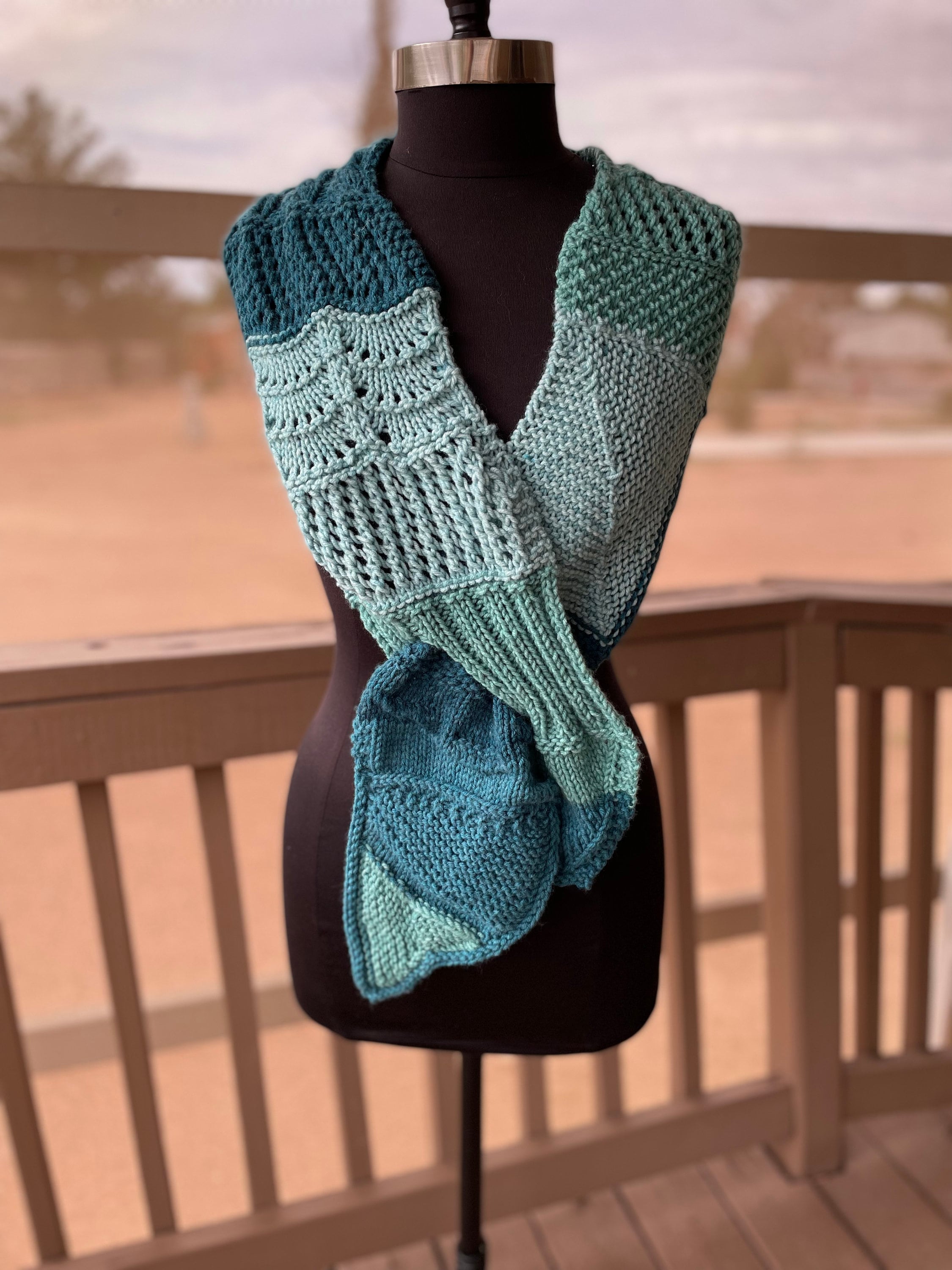 Scarf PDF, Knitting Pattern 