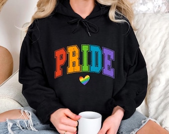 Pride Hoodie, LGBTQ Hoodie, Lgbt Friendly Hoodie, LGBT Support Hoodie, Rainbow Hoodie, Love LGBT Hoodie, Best Pride Rainbow Hoodie Gift