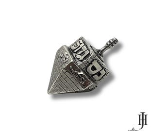 Sterling Silver Handmade Sevivon • Gift For Hanukkah • Unique Jewish Gift