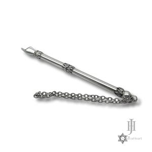 Sterling Silver Torah Pointer - Bar Mitzvah Gift From Israel - Handmade Yad Torah For Jewish - Perfect Modern Judaica Gift