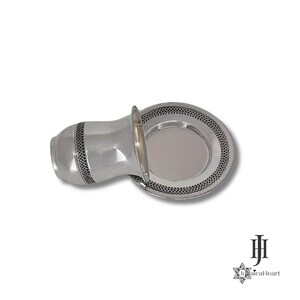 Kiddush Cup For Shabbat - 925 Silver Wine Goblet With Yemenite Filigree Line - Handmade Judaica Art - Perfect Jewish Wedding Gift