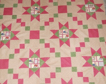 Sewing Notions  --  quilt top  **new**  (48 x 60)