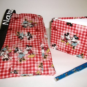 Disney Minnie and Mickey Mouse autograph book bag with book, bag and pen and autograph book PERSONALIZED for FREE Adjustable strap