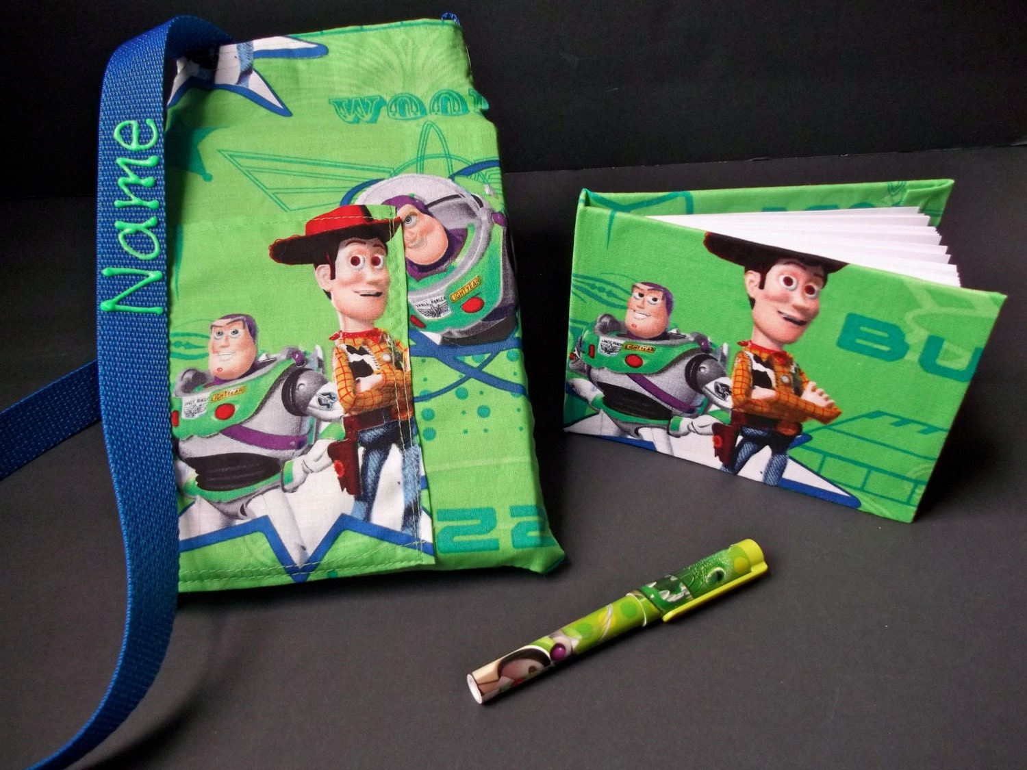 Disney Toy Story autograph book bag with book bag and pen Etsy