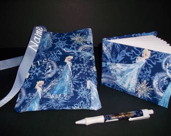 Disney Frozen Elsa  autograph book bag with book and pen PERSONALIZED for FREE adjustable strap