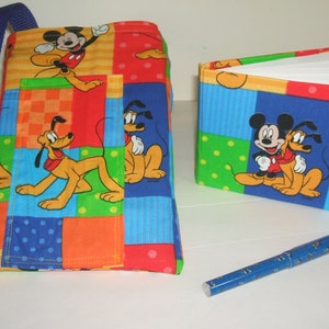 Disney Mickey Mouse Pluto Blue autograph book bag with book, bag, and pen PERSONALIZED for FREE adjustable strap