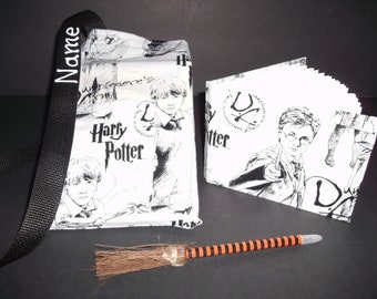 Disney Harry Potter autograph book bag with book bag and pen Personalized for FREE adjustable strap