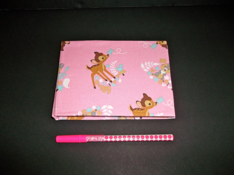 Disney Bambi autograph book bag with book, bag and pen and autograph book PERSONALIZED for FREE Adjustable strap image 2