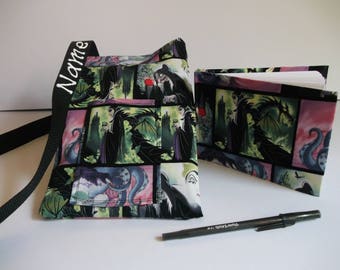 Disney Villains Maleficent autograph book bag with book, bag and pen adjustable strap personalized for FREE