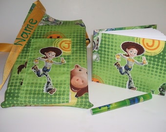 Disney Toy Story Jessie autograph book bag with book, bag and pen personalized ADJUSTABLE strap