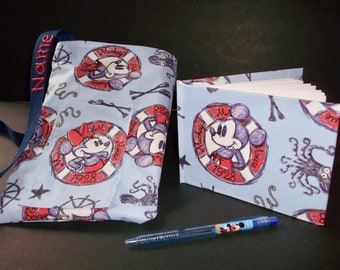 Disney Mickey Minnie Mouse Cruise autograph book bag with book, bag and pen and autograph book PERSONALIZED for FREE Adjustable strap