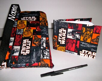 Disney Star Wars autograph book bag with book, bag and pen Personalized for free adjustable strap for Disney pin collection