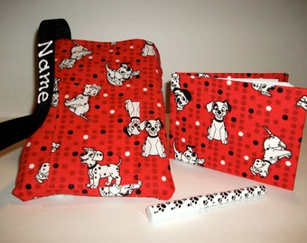 Disney 101 Dalmatian autograph book bag with book, bag and pen Personalized for FREE Adjustable strap